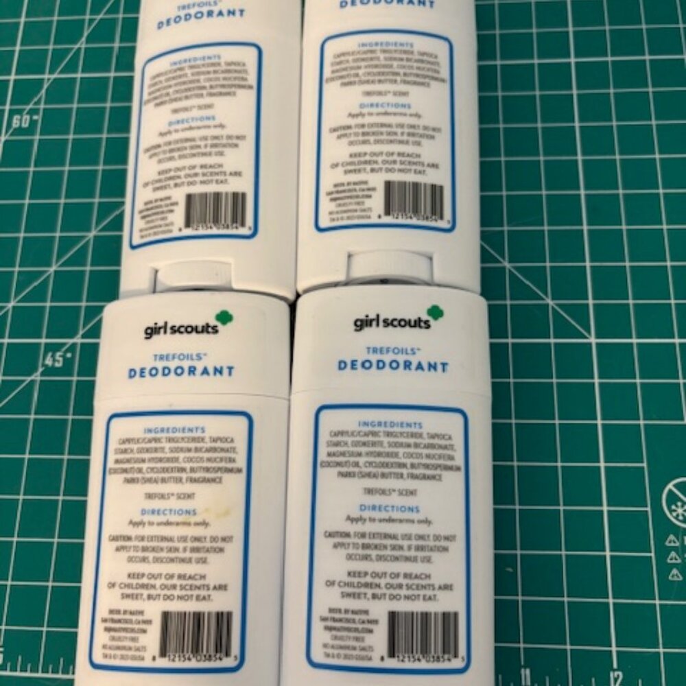 NEW- Set of 4 Native Trefoils Deodorant - Picture 2 of 2